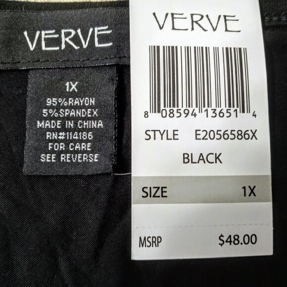 Verve Black Sequin Knit Tank Top - Picture 5 of 6